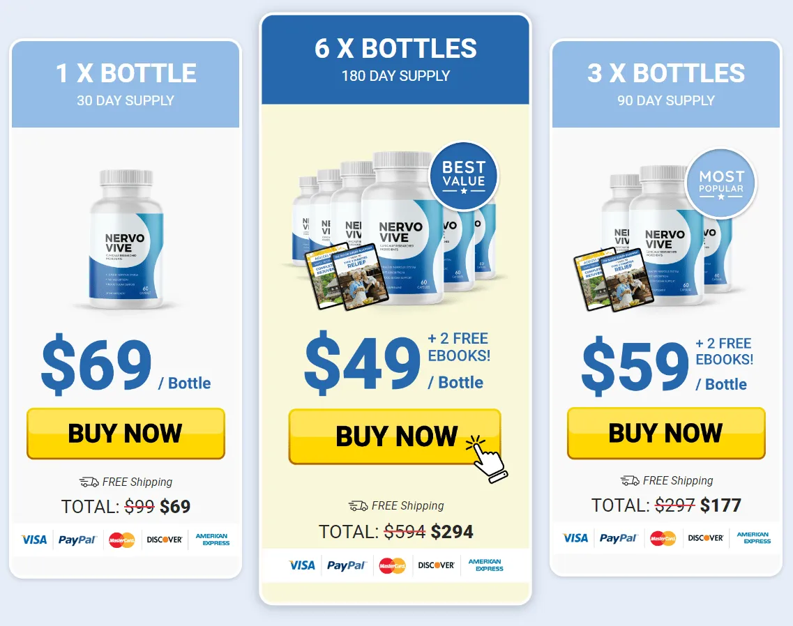 Buy Nervovive 6 Bottles